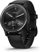 Garmin Vivomove Sport Stylish Hybrid Smartwatch – Black | Smart Features &amp; Analogue Design image