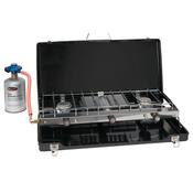 GoSystem Dynasty Trio Family Camping Stove - Double Hob &amp; Grill with Piezo Ignition image