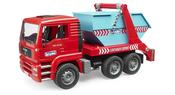 Bruder MAN TGA Skip Container Loader image