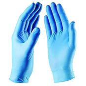 Jefferson Blue Nitrile Gloves Extra Large (Box of 100) image