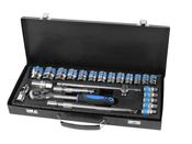 PROTOOL 24-Piece Socket Set with Metal Case – Durable, Comprehensive Mechanics Tool Set
