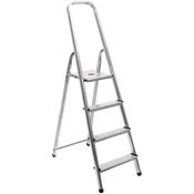 Protool 4-Step Aluminium Ladder | EN131 Certified, Lightweight &amp; Durable