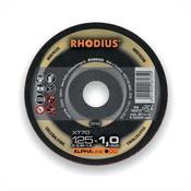 Rhodius XT70 Type Extra Thin Iron &amp; Sulphur Free Metal Cutting Disc; 115 x 1.0mm; Tin (10)