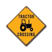 Tractor Crossing Sign – Farm Signs, UV Protected Color Print, Durable Aluminum Composite, Indoor Outdoor Ready, Easy Mounting image