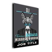 Gift for DJ – Metal Sign for DJs, UV Protected Print, Durable Indoor/Outdoor Signs, Smooth Matt Finish, Mounting Holes - 12-x-8-inches image