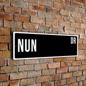 Nun Street Sign image