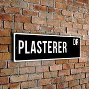 Plasterer Street Sign