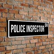 Police Inspector Street Sign image