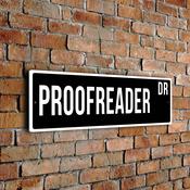 Proofreader Street Sign image