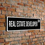 Real Estate Developer Street Sign image