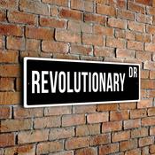Revolutionary Street Sign image