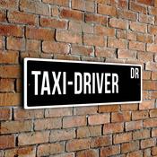 Taxi-Driver Street Sign image