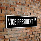 Vice President Street Sign image