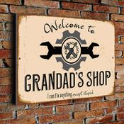 Grandad's Shop Sign image