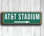 ATandT Stadium Sign Vintage style - 36-x-12-inches