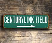 Century Link Field Sign Vintage style - 36-x-12-inches