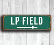 LP Field Stadium Sign Vintage style - 36-x-12-inches