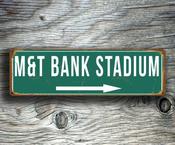 MandT Bank Stadium Sign Vintage style - 12-x-4-inches