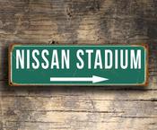 Nissan Stadium Sign Vintage style - 36-x-12-inches