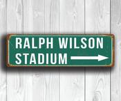 Ralph Wilson Stadium Sign Vintage style - 20-x-6-inches