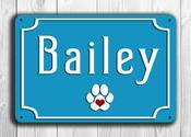 PERSONALIZED DOG SIGN - 14-x-10