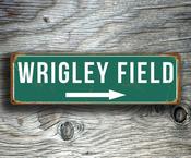 WRIGLEY FIELD SIGN -  / 12-x-4-inches