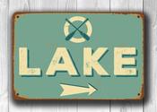Custom Lake Sign - 16-x-12