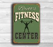 Gym Signs, Personalized Fitness Center Sign – Full Color UV Protected Print, Durable Aluminum Composite, Indoor Outdoor Use - 16-x-12