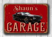 Chevy Camaro Custom Garage Sign – Vintage Metal Wall Art, Durable Aluminum Composite with Full Color UV Protection - 9-x-6