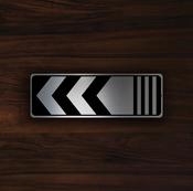 Arrow Sign – Retro Business Wall Sign, UV Protected Fade Resistant Print, Aluminum Composite, Easy Install Punched Holes - 12-x-4-inches