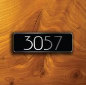 CUSTOM DOOR NUMBER Sign - 12-x-4-inches