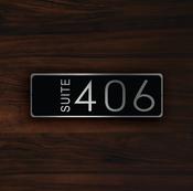 Custom Hotel Suite Door Number Sign – Vintage Style Business Sign, UV Protected Fade Resistant Print, Weatherproof Aluminum Composite - 18-x-6-inches