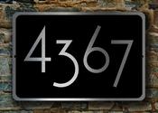 Personalized House Number Sign - 36-x-24-inches