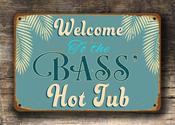 Custom Hot Tub Sign – Unique Gift, Vintage Metal Sign, UV Protected Print, Durable Aluminum Composite, Indoor Outdoor Use, Pre-Drilled Holes - 14-x-10