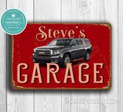 Personalized GMC Garage Sign – Professional Grade Wall Decor, High-Humidity Ready, UV Protected Aluminum Signage - 16-x-12