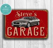Personalized Jaguar Garage Sign – Luxury British Car Decor, Weather-Ready Aluminum Composite, High Definition Print - 16-x-12