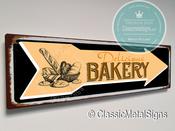 Vintage Style Bakery Sign - 24-x-8-inches / 