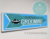 Classic Style Pet Grooming Sign - 20-x-6-inches / 