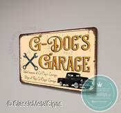 G Dog's Garage Sign - 14-x-10inches