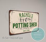 Personalized Potting Shed Sign - 9-x-6