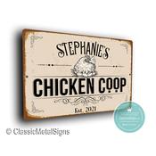 Custom Chicken Coop Sign - 20-x-14-inches