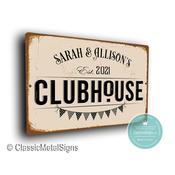 Custom Clubhouse Sign - 16-x-12
