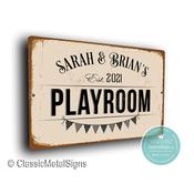 Custom Playroom Sign - 16-x-12