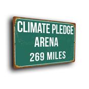 Climate Pledge Arena Highway Sign - 16-x-12inches