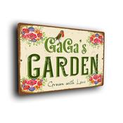 Gaga's Garden Sign - 14-x-10inches