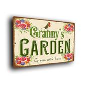 Granny's Garden Sign - 16-x-12inches