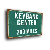 Keybank Center Highway Sign - 14-x-10inches