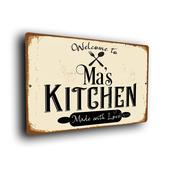 Ma's Kitchen Sign - 20-x-14-inches