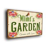 Mimi's Garden Sign - 14-x-10inches