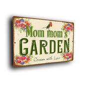 Mom mom's Garden Sign - 20-x-14-inches